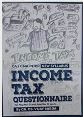 CA Inter Direct Tax (Questionnaire) Book by CA Vijay Sarda